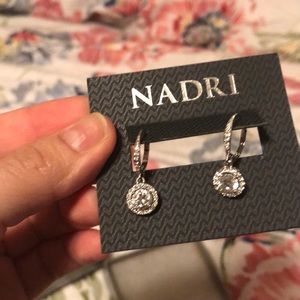Nadri round teardrop earrings brand new